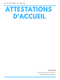 Attestations d'accueil